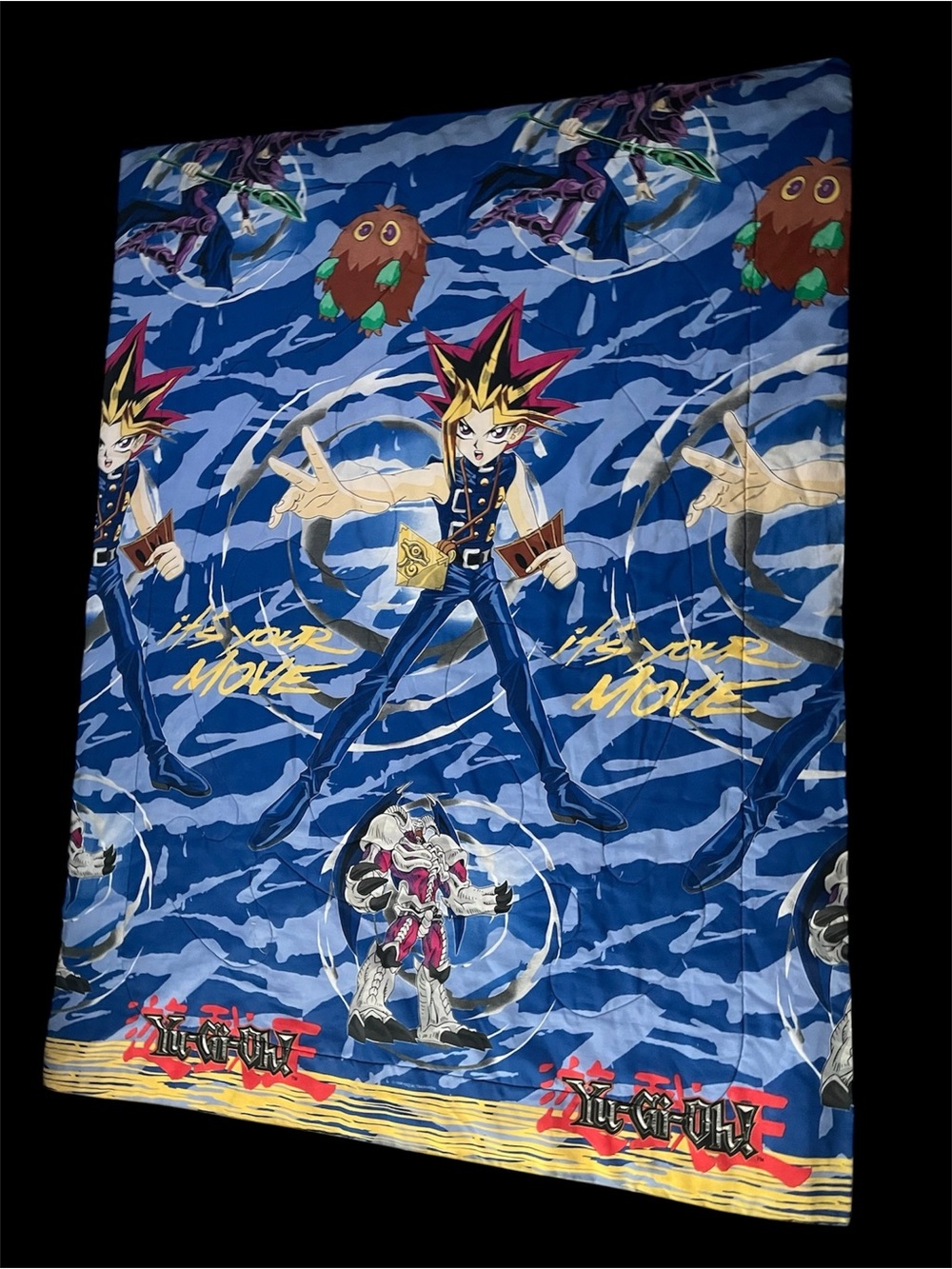 Vintage 90s Yu-Gi-Oh 1996 Kids Comforter